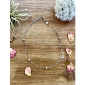 14" American White Buffalo Chain Choker