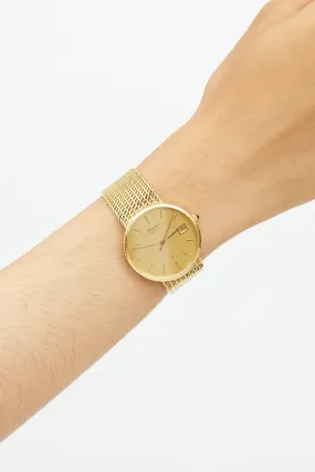 18K Gold Geneve Date Watch