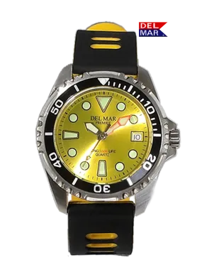 500 Meter Premier Pro Dive Watch #50456 - Yellow Dial