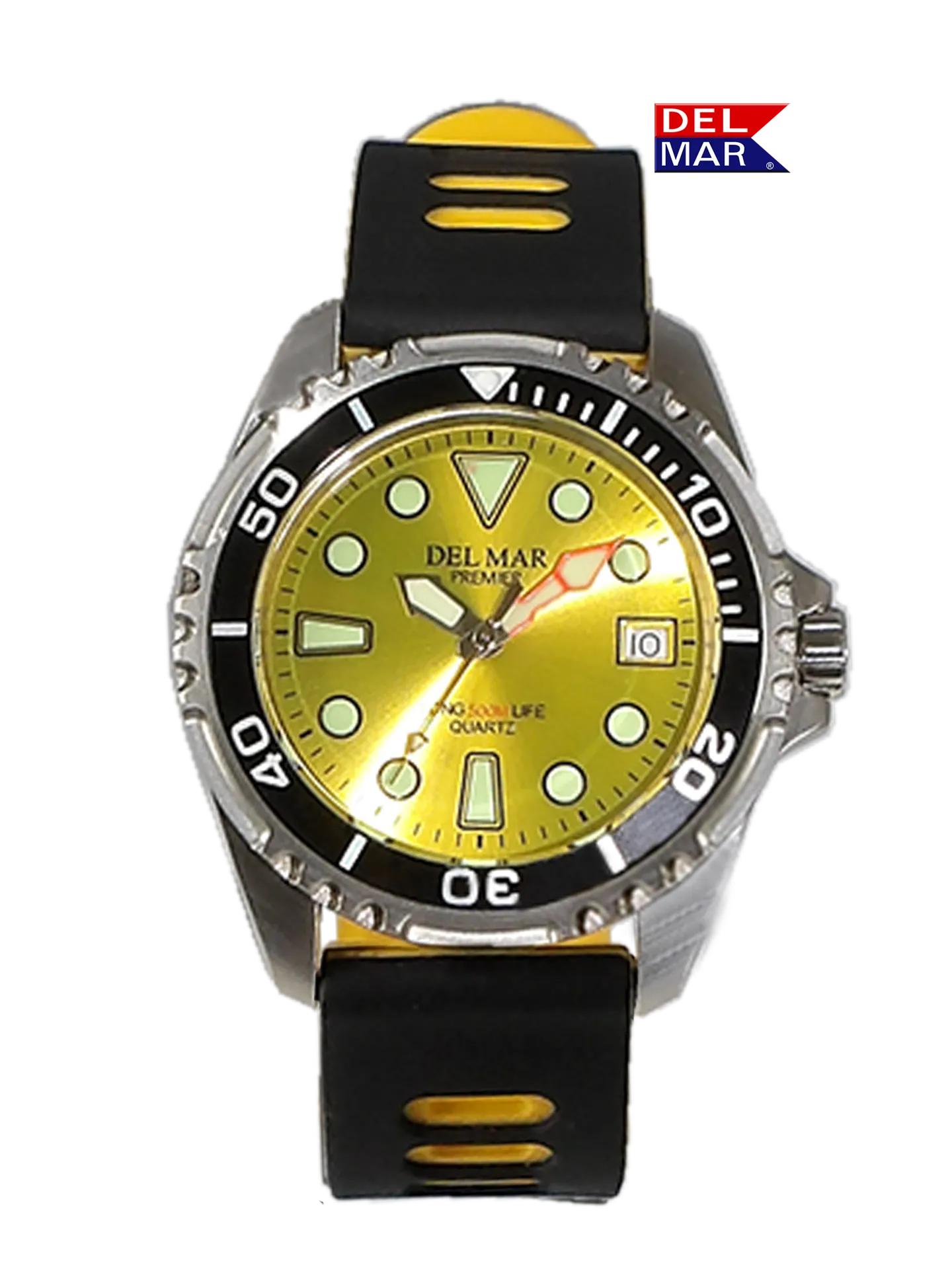 500 Meter Premier Pro Dive Watch #50456 - Yellow Dial