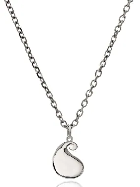 70%   DISCOUNT LAST ONE!Little Princess Sterling Silver Paisley Bulb necklace