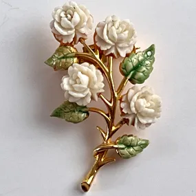 70s/80s Jonette Jewelry (JJ) Flower Brooch