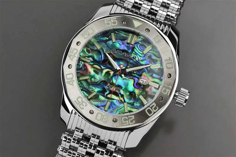 ARAGON Charger Abalone Automatic 50mm A146SLV