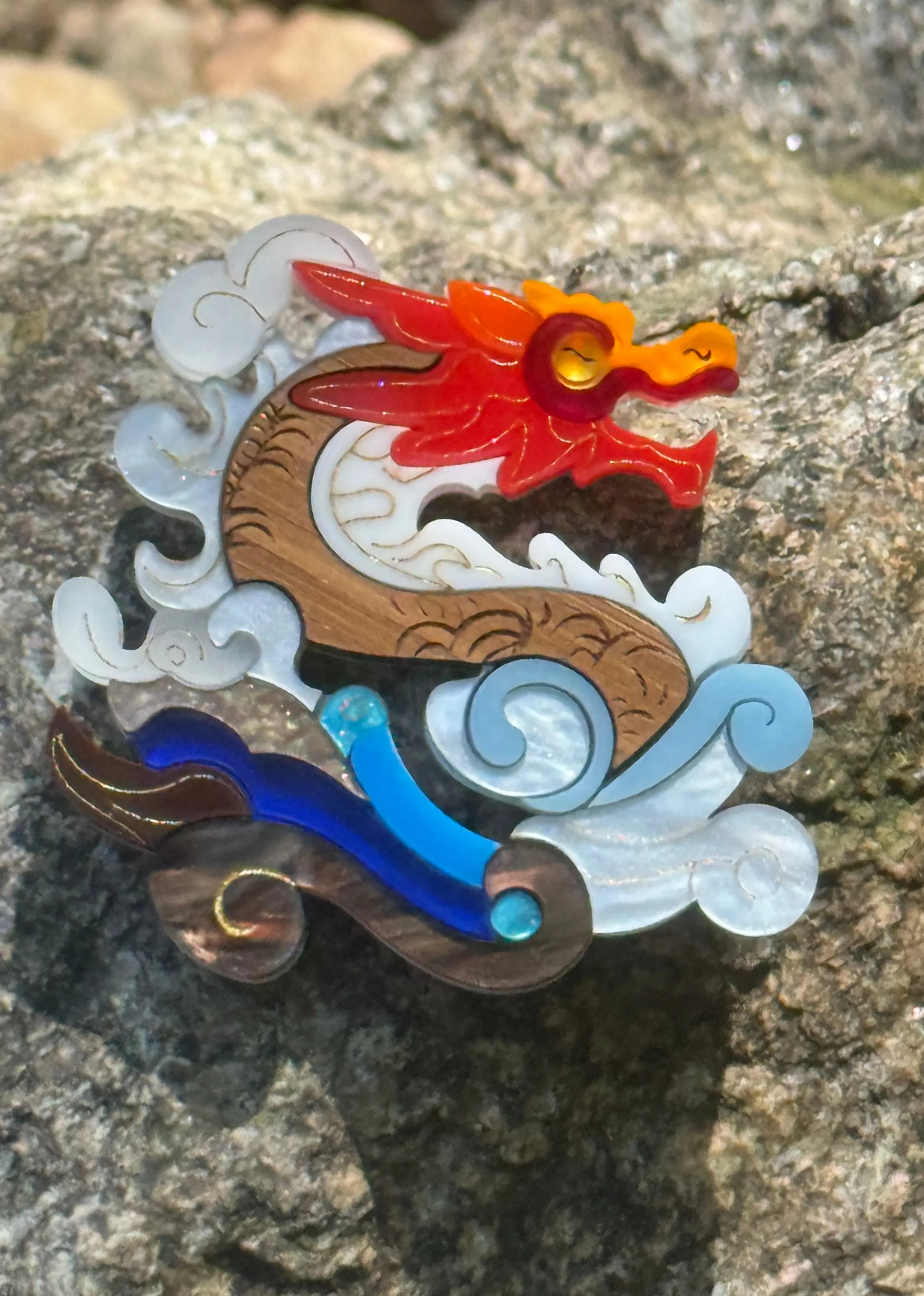 Avatar the dragon 🐉 - Brooch - Set of 2