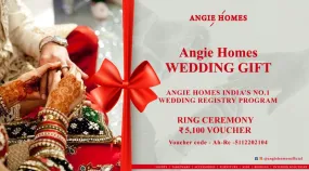 Book Ring Ceremony Voucher with AngieHomes