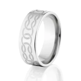 Cobalt Wedding Bands: Custom Celtic Ring