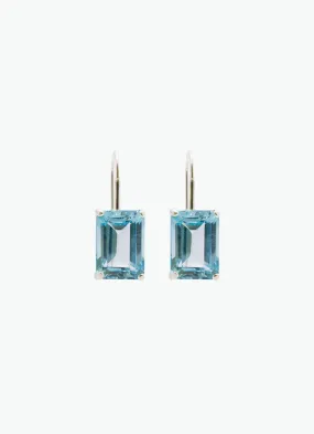 COVET HANDMADE - CLAUDIA CLASSIC PETITE BLUE TOPAZ STERLING SILVER