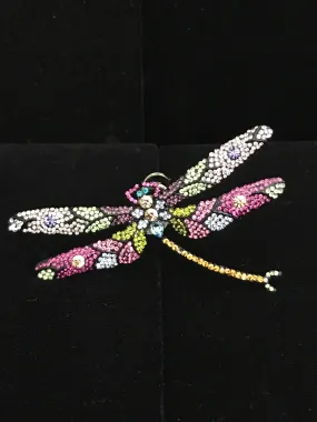 Crystal Dragonfly Magnet