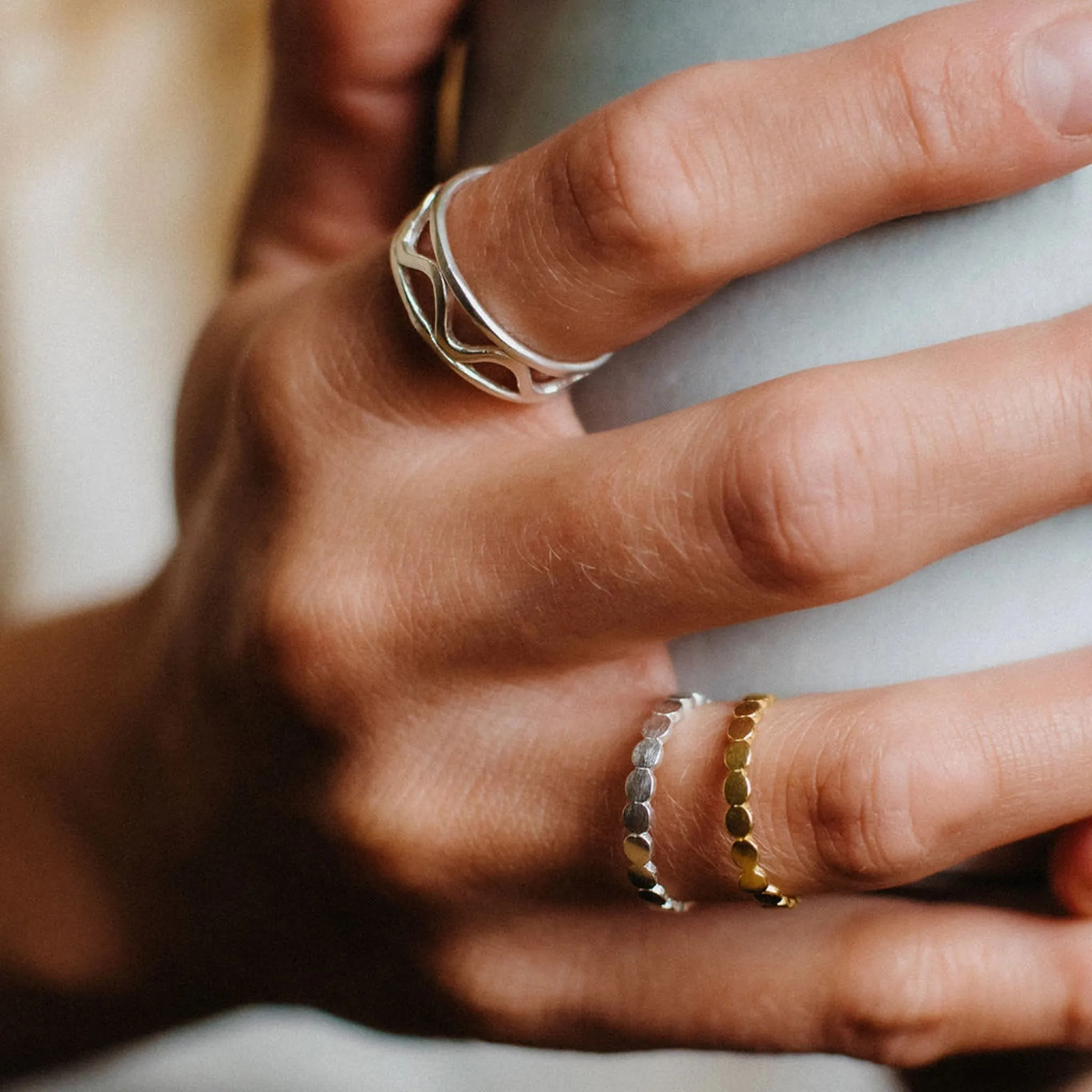 Dainty Dot Ring