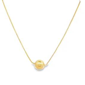 Dangle Gold Ball Choker (G143)