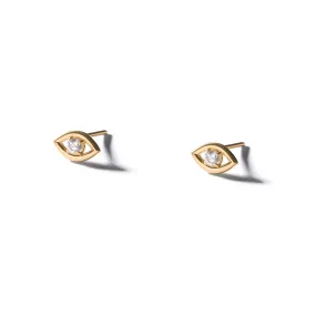 Diamond Eye Stud Earring