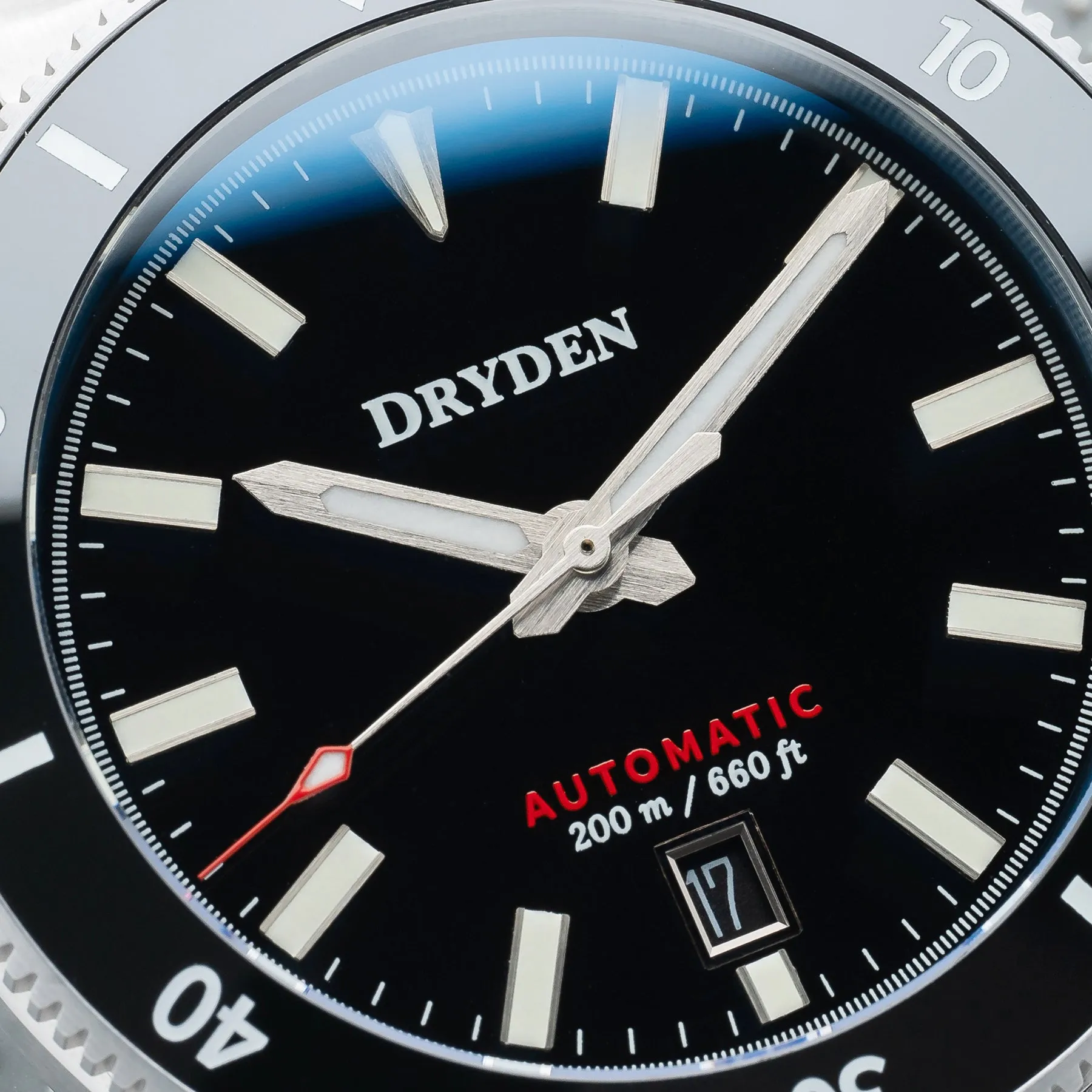 Dryden Pathfinder Automatic Diver - Glossy Black