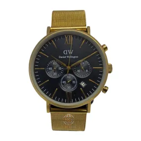 DW - Daniel Wellington - High Quality - Chrono graph - Stainless Steel - Golden/Black - 42mm - Men's Watch