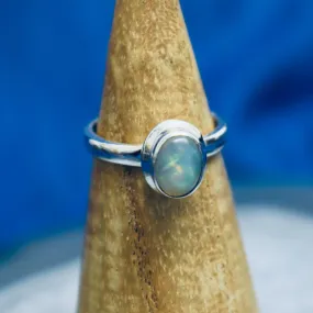 Ethiopian Opal Ring (925) Sterling Silver