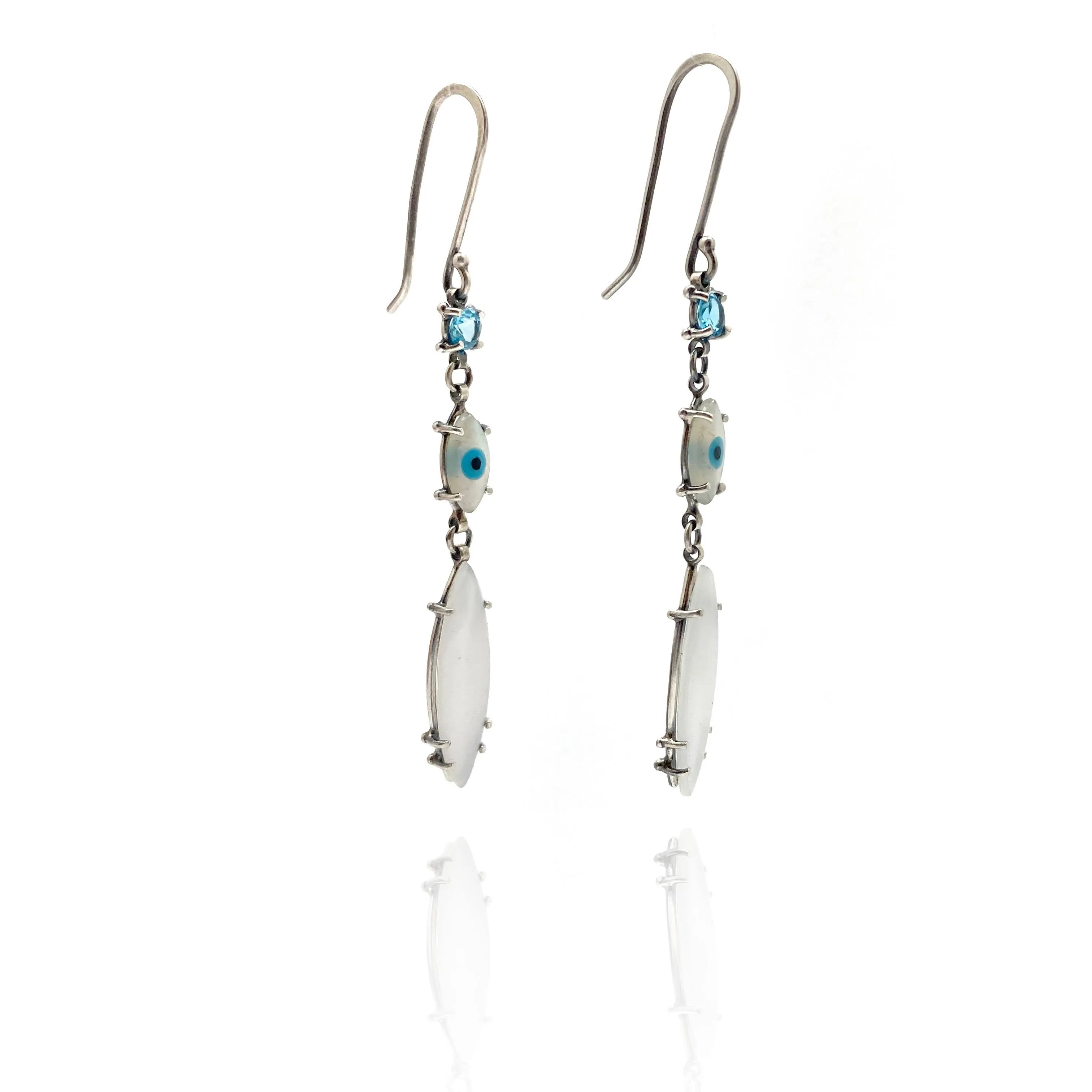 Evil Eye Drop Earrings