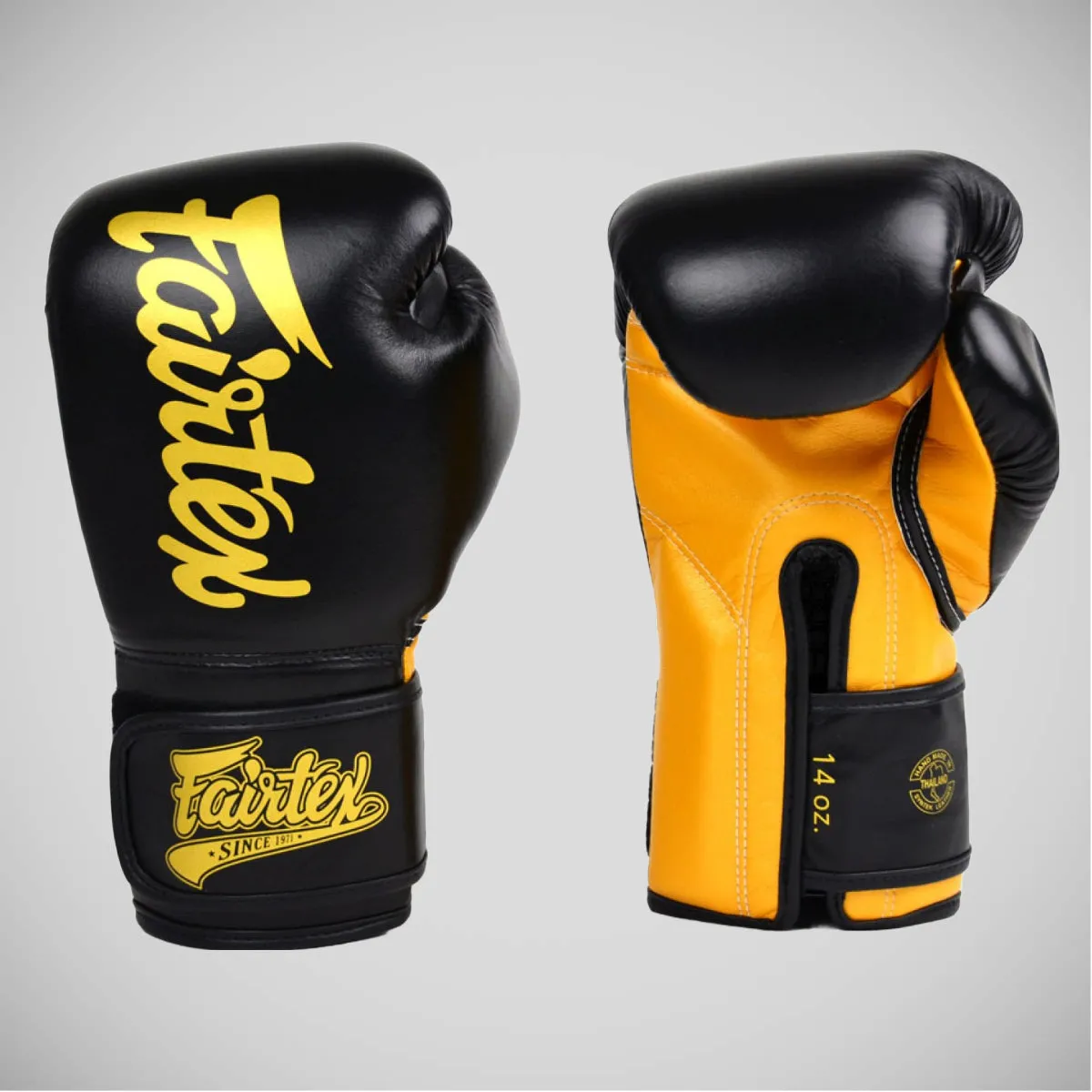 Fairtex BGV18 Super Boxing Gloves Black/Gold