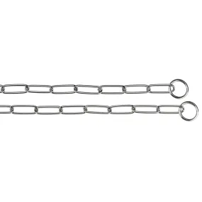 FERPLAST CHROME  Metal choke-chain dog collar