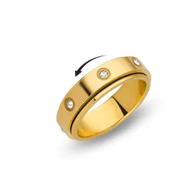 Fidget blend ring gold