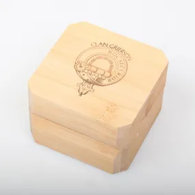 Grierson Clan Crest Wooden Ring Box