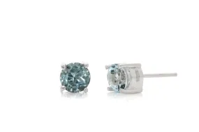 Harpers Jewellery Sky Blue Topaz 2.3ct Stud Earings