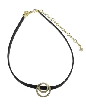 Interlocking Circle Charm Choker