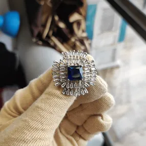 Jewelestia Midnight Sapphire Ring