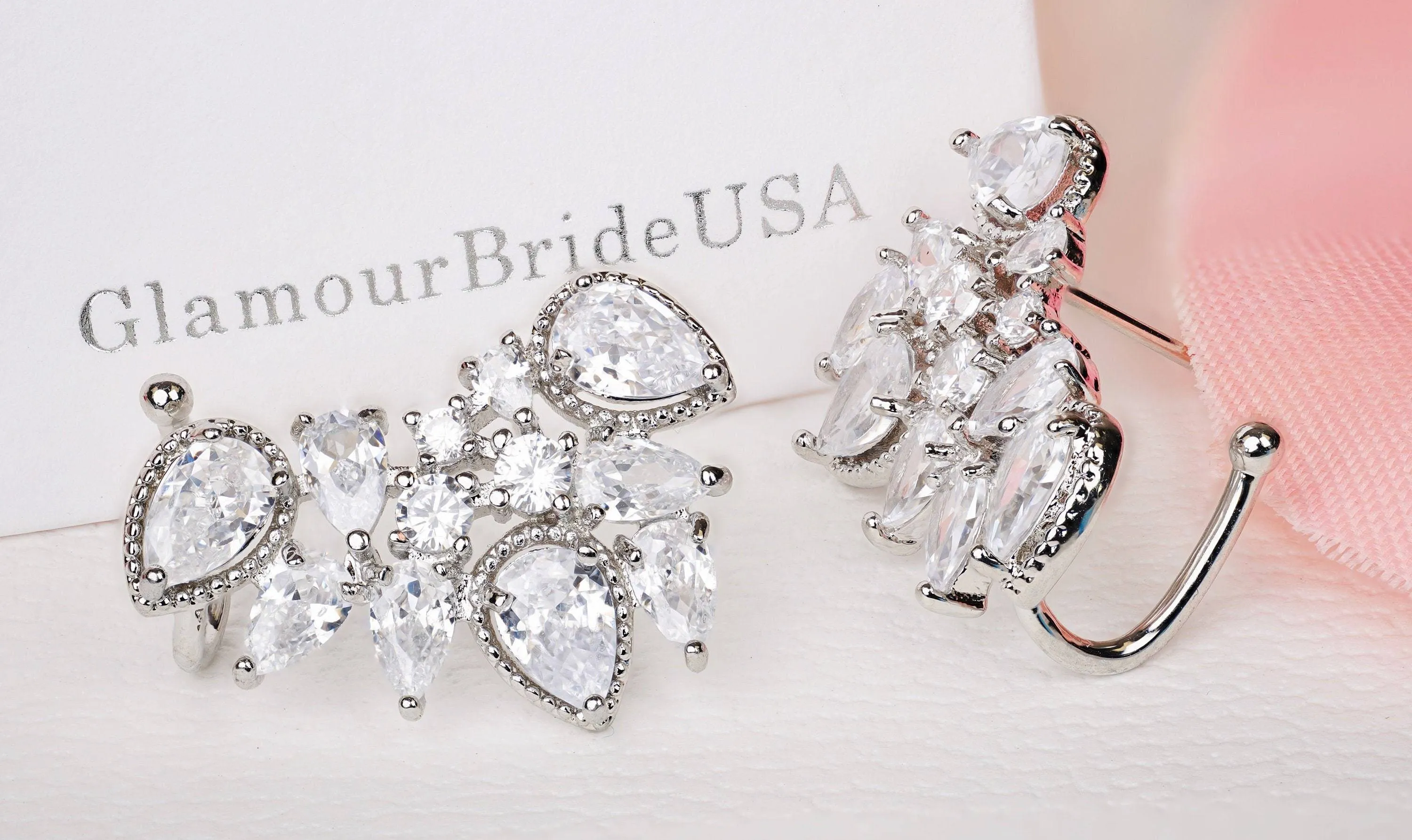 Katherine - Diamond Stud Earrings