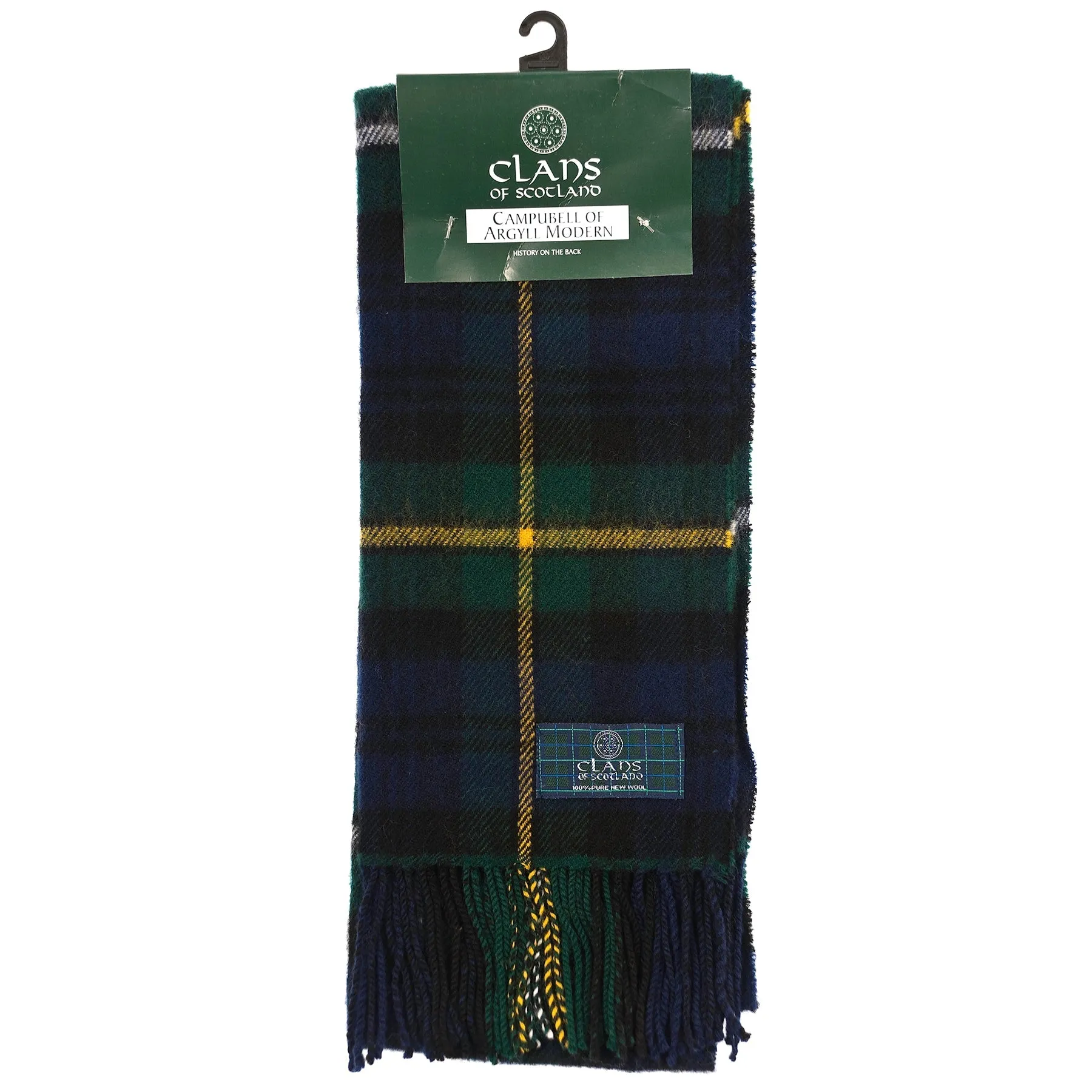 Lambswool Scottish Tartan Clan Scarf  Campbell Of Argyll