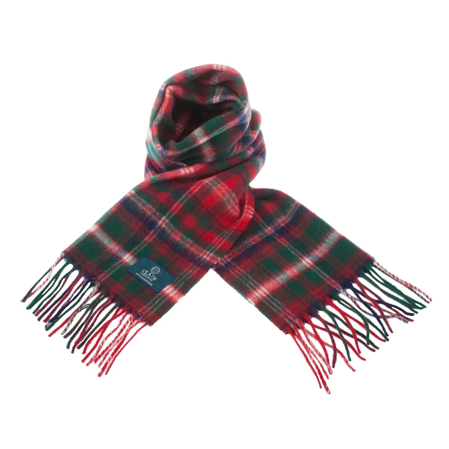 Lambswool Scottish Tartan Clan Scarf  Macdougall