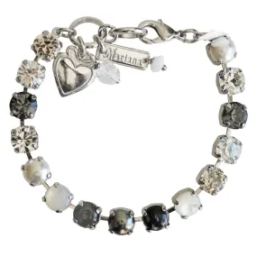 Mariana "Zulu" Rhodium Plated Must-Have Everyday Crystal Tennis Bracelet, 4252 m1080ro