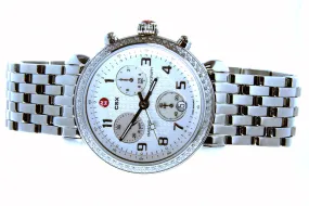 Michele Watch CSX Diamond Chronograph