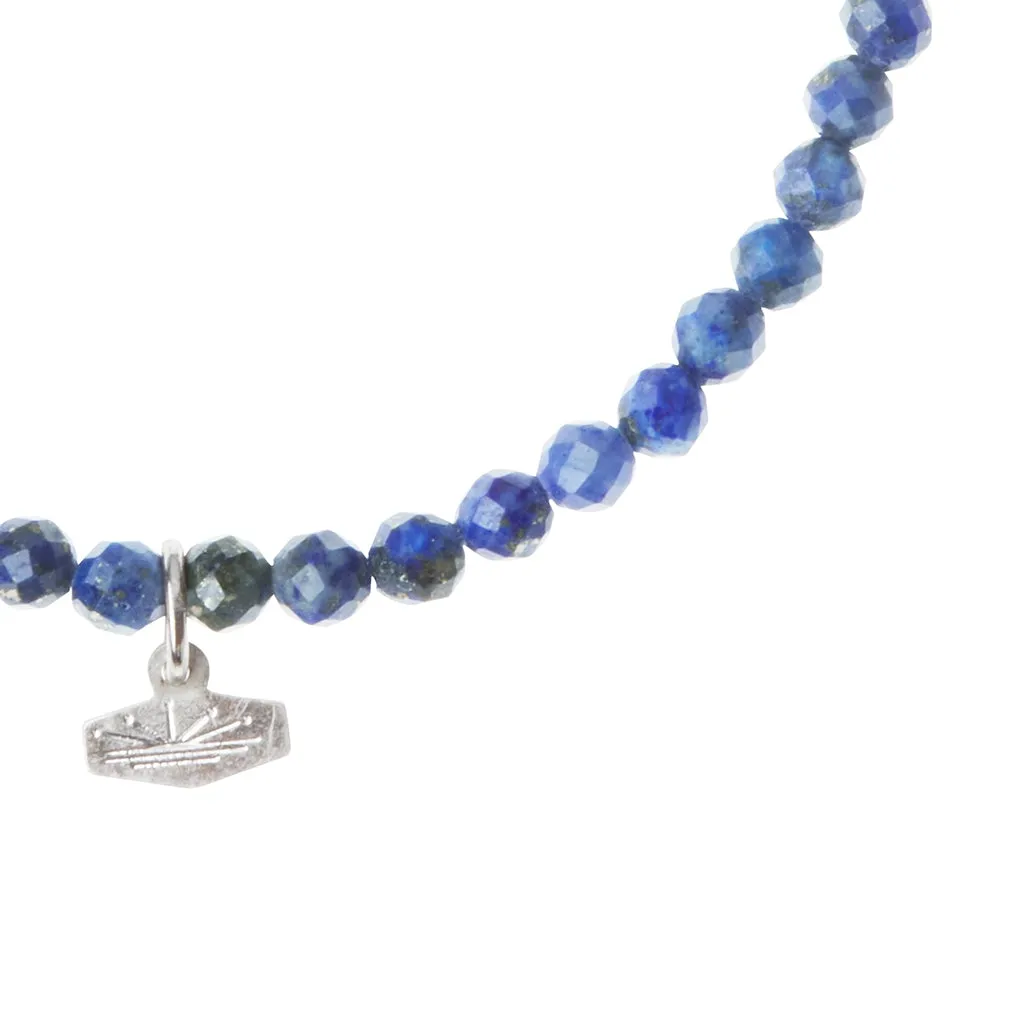 Mini Bracelet Lapis/Silver