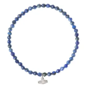 Mini Bracelet Lapis/Silver