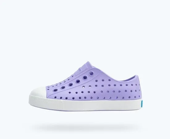 NATIVE Jefferson Junior Shoes Healing Purple/Shell White