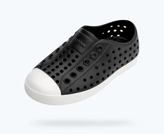 Native Jefferson Shoes - Jiffy Black/Shell White