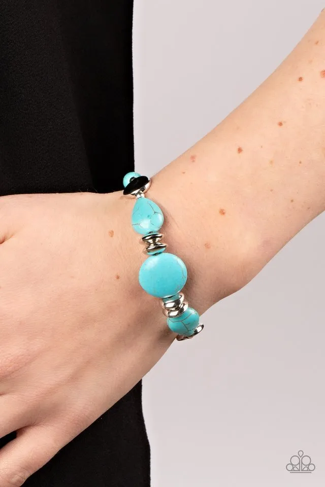 Paparazzi Bracelet ~ Mesa Vista - Blue