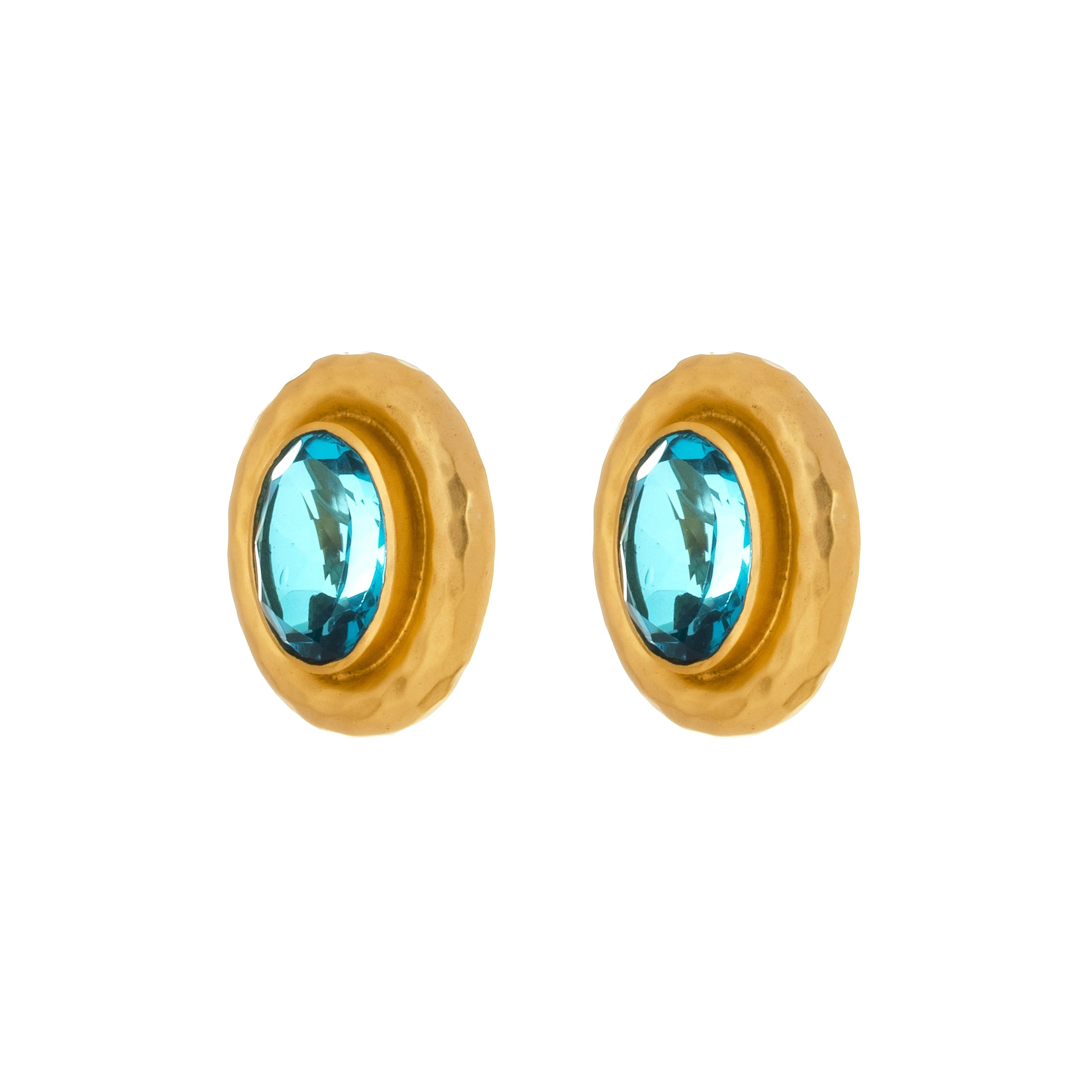 Paros Topaz Quartz Earrings