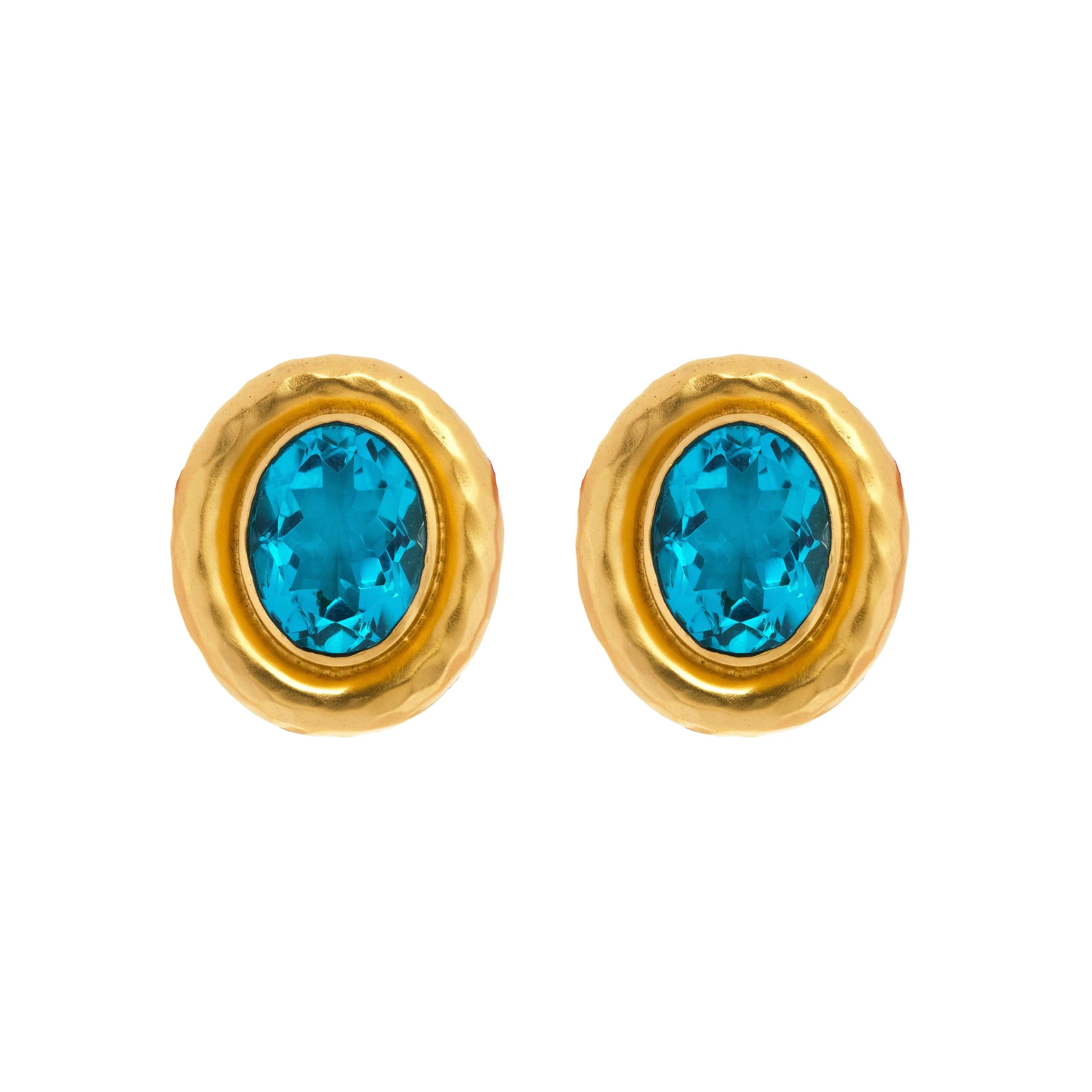 Paros Topaz Quartz Earrings