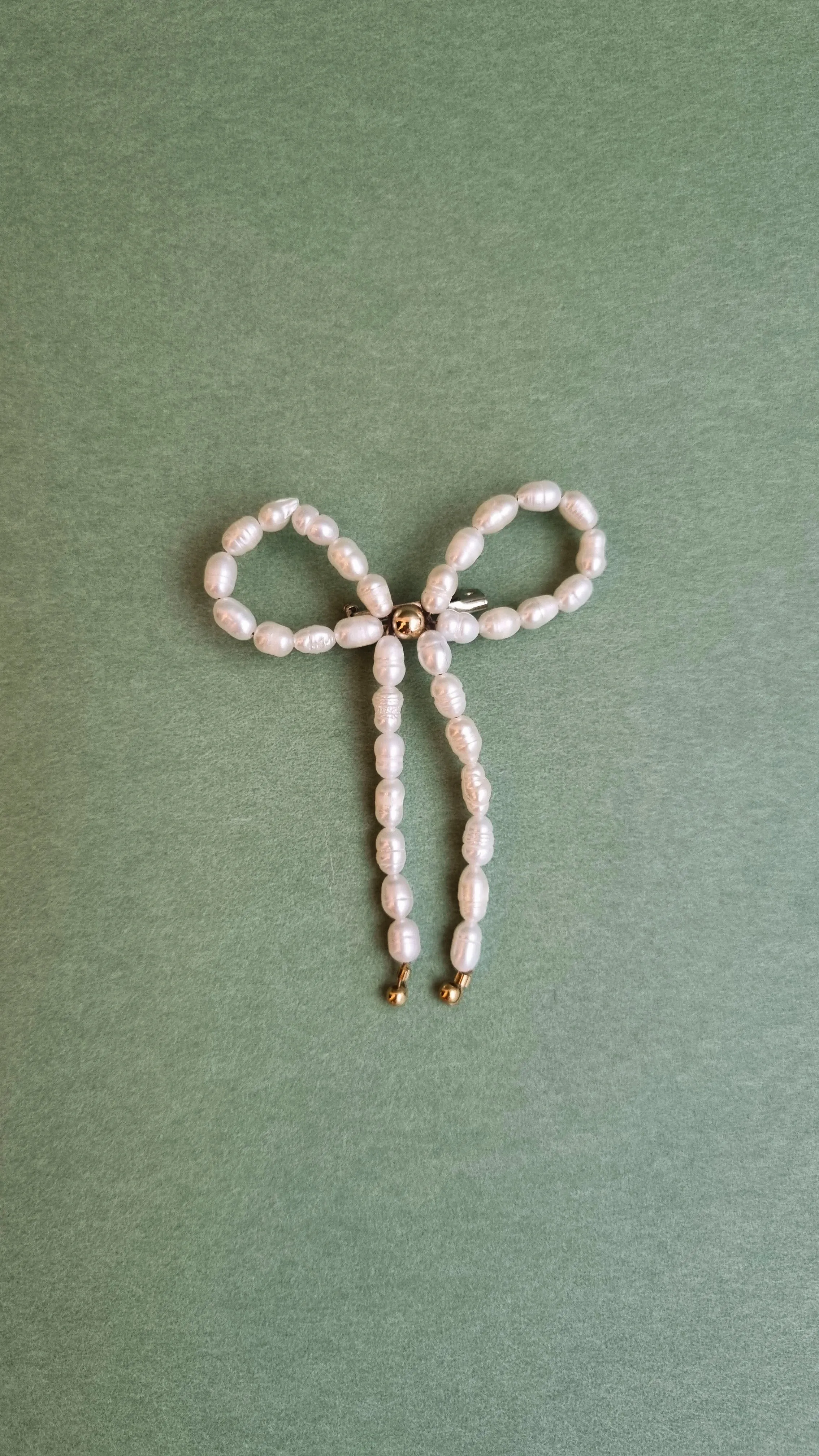 Pearly Bow Brooch