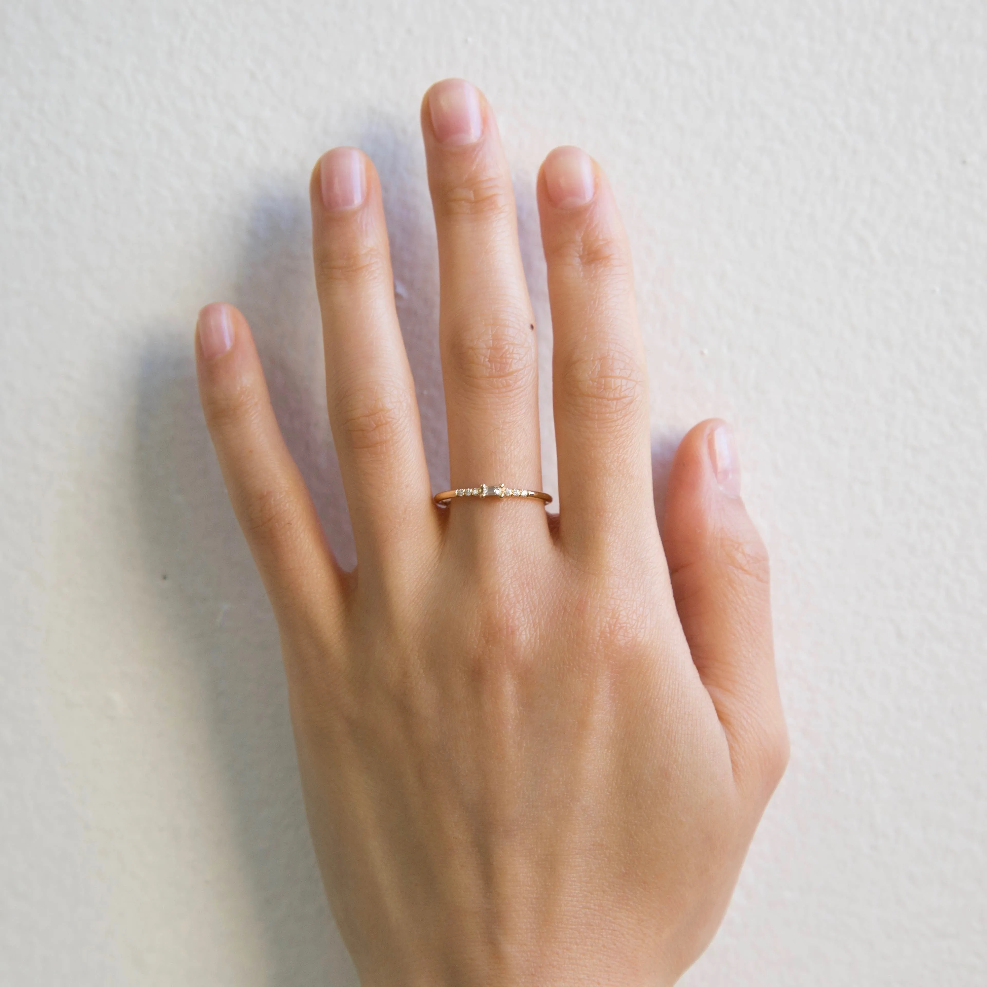 Petite Baguette Equilibrium Ring (ready to ship option)*