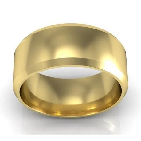 Plain Wedding Ring in 14k 8mm