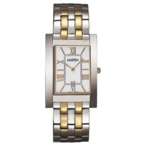 Roamer Swiss Watch Classic Vanguard Rectangular Gold