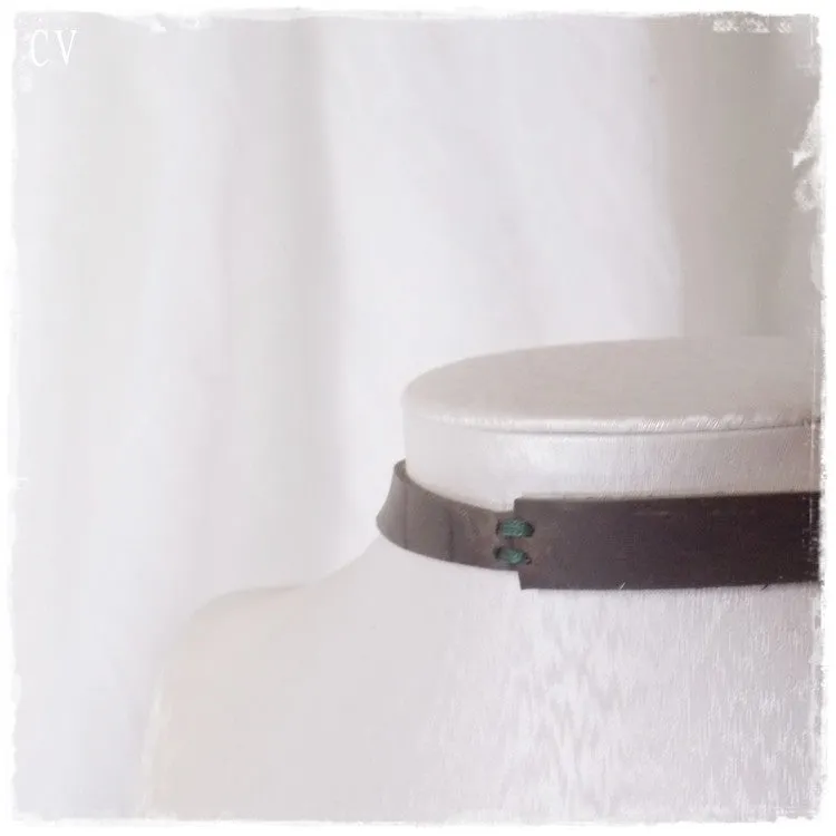 Rustic Leather Choker