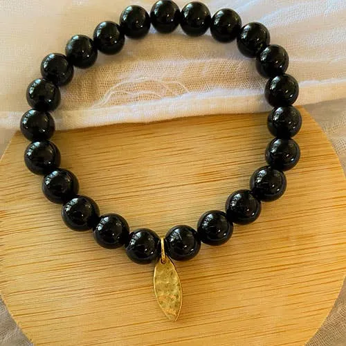 Santore Jewelry Company’s Mala: Black Tourmaline Beaded Bracelet