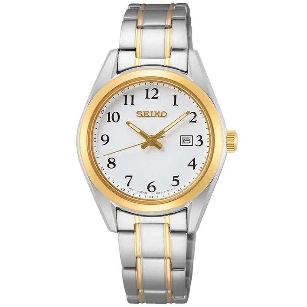 Seiko Two-Tone Ladies Quartz Watch SUR466P1