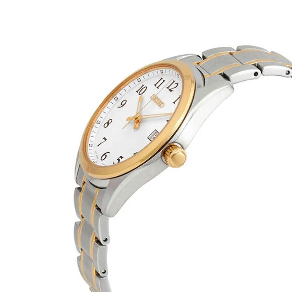 Seiko Two-Tone Ladies Quartz Watch SUR466P1