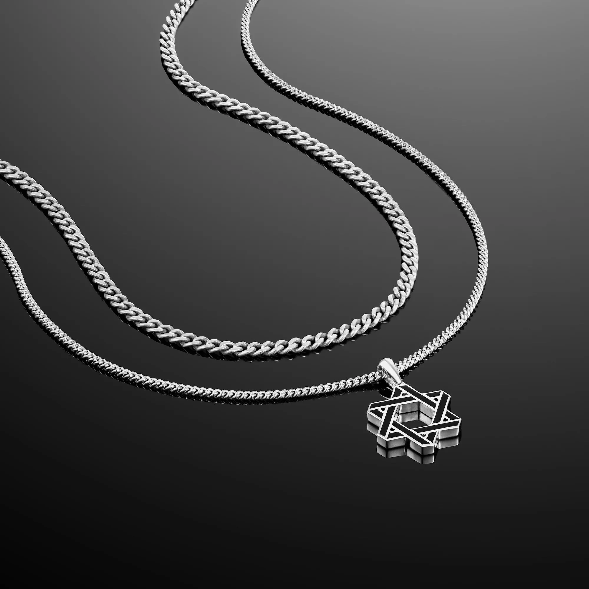 Star of David Set - Sterling Silver