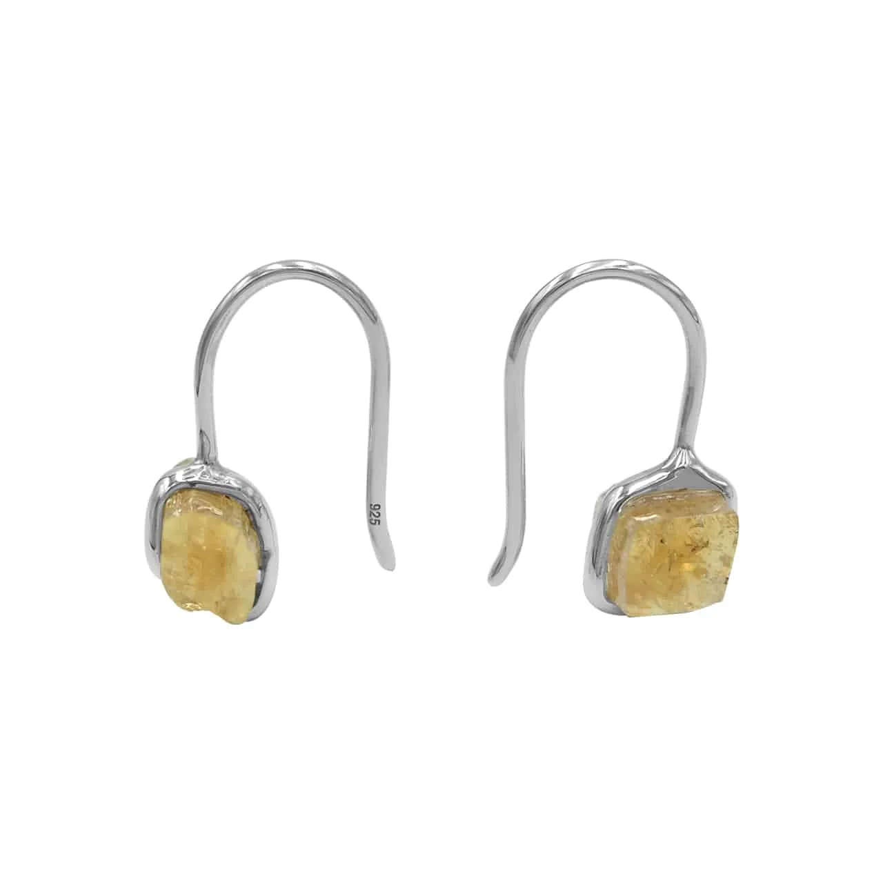 Starborn Imperial Topaz Crystal Sterling Silver Drop Earrings