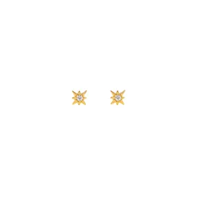 Starburst Studs | 10k Gold