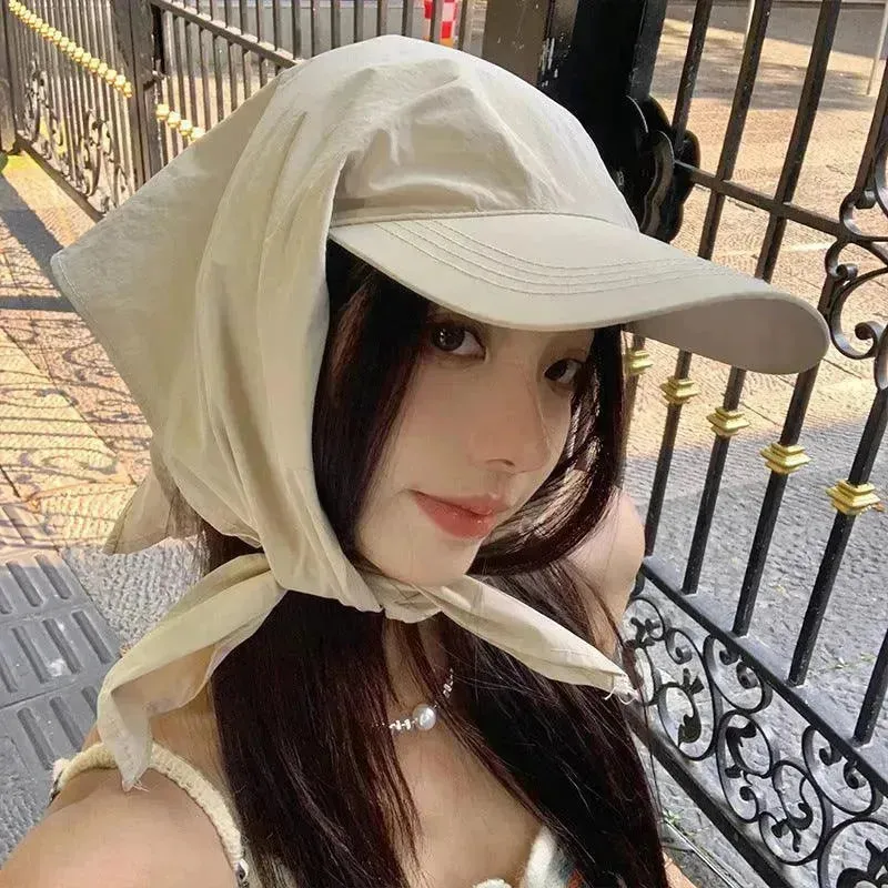 Summer Japanese Outdoor UV-proof Neck Protection Sun-shade Sun Protection Hat